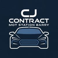 CJ Contract MOT Station Barry Logo